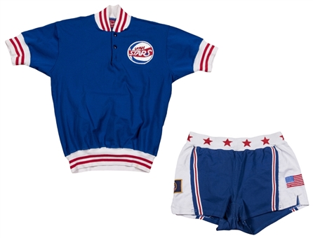 1970-72 Utah Stars Game Used Warm up Jacket & Shorts Attributed to Jimmy Jones 